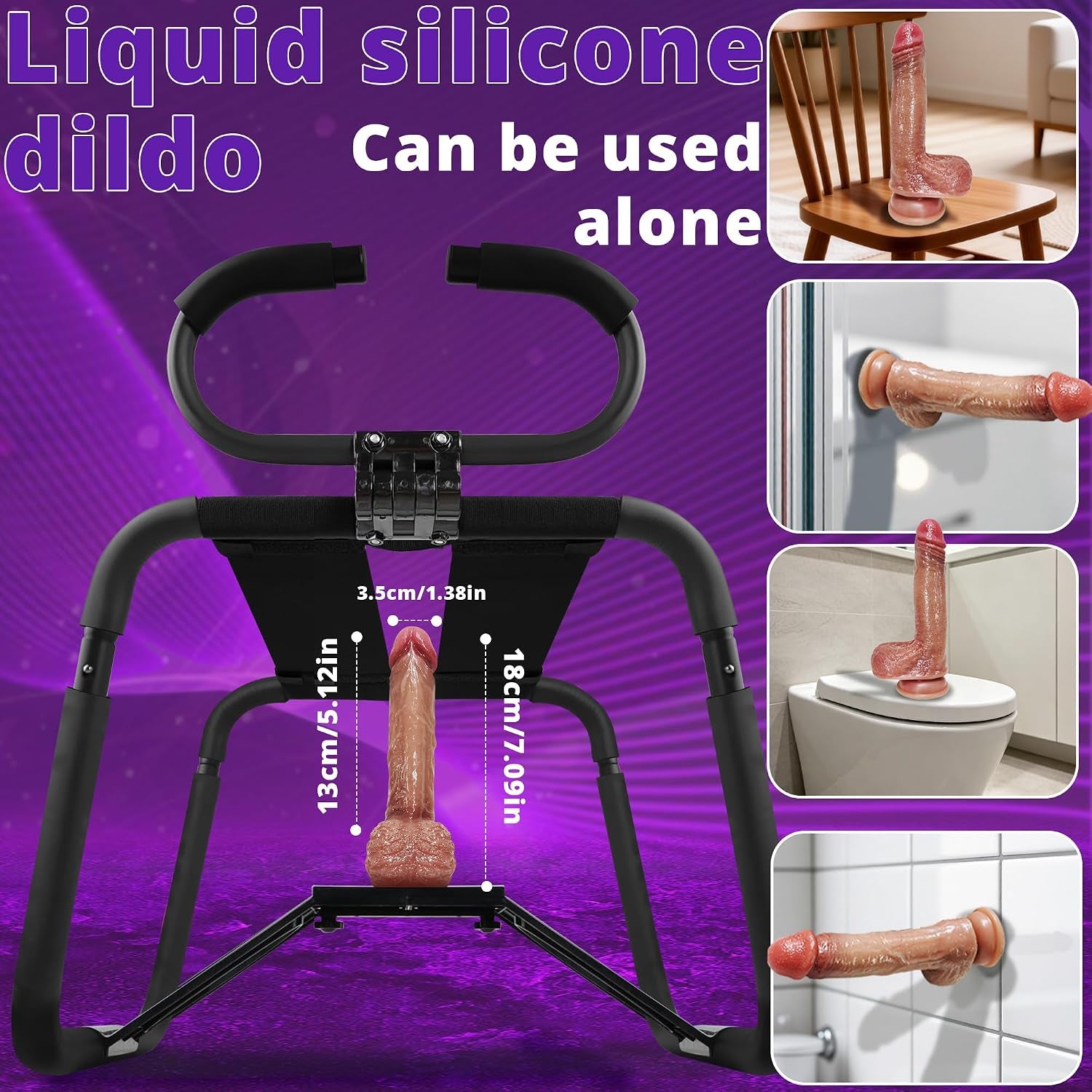NightObsidian Bouncing Sex Chair with Dildo Mount