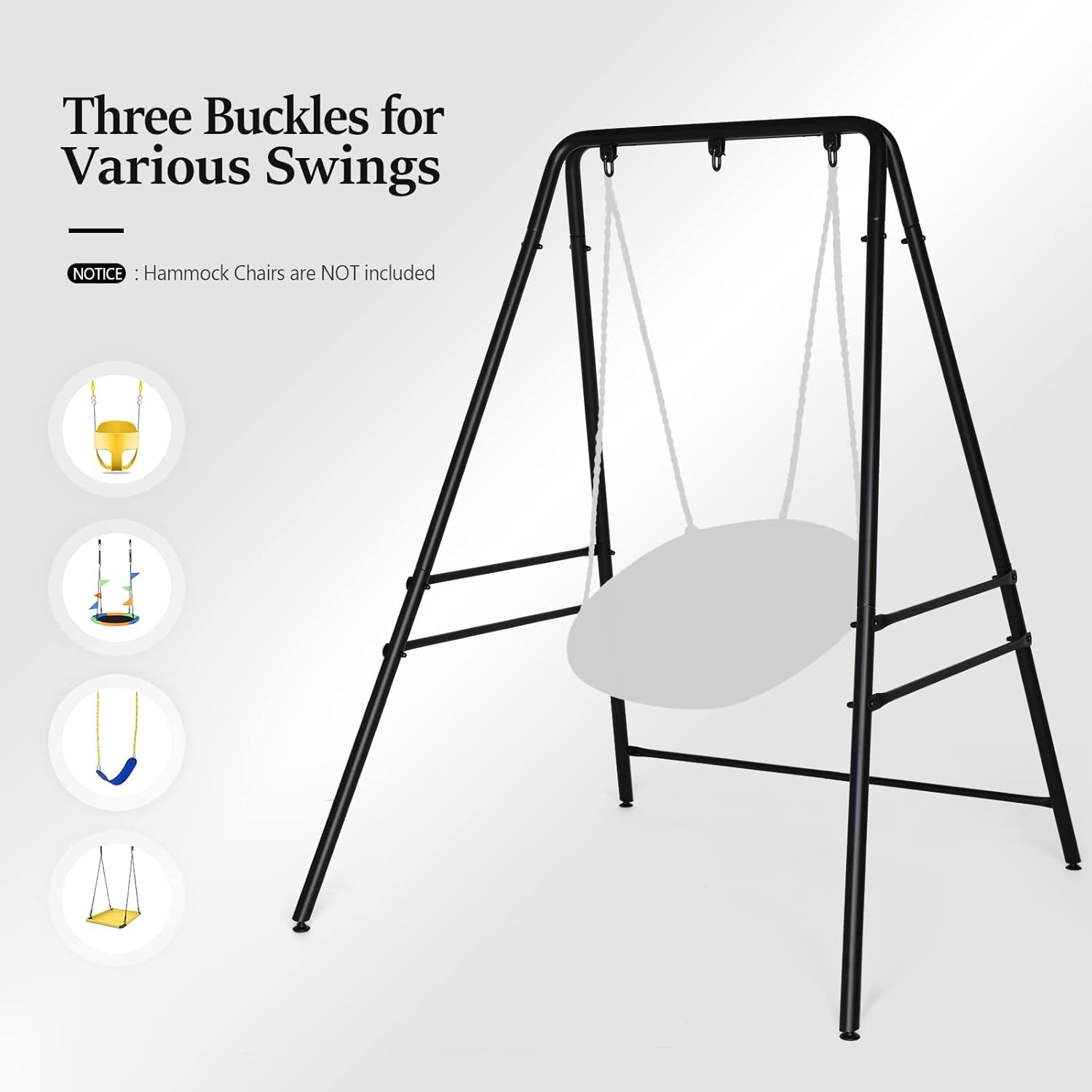 BronzeHalo Low Sex Swing Stand | 450 lb Steel Frame