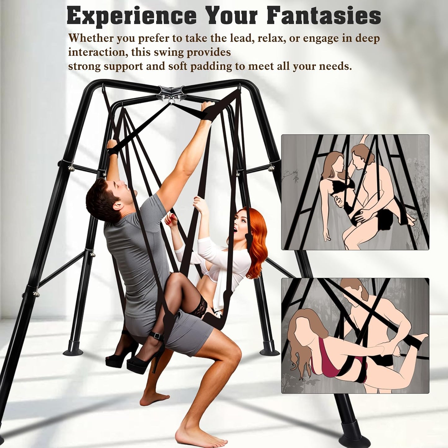 ObsidianArc Freestanding Sex Swing Stand