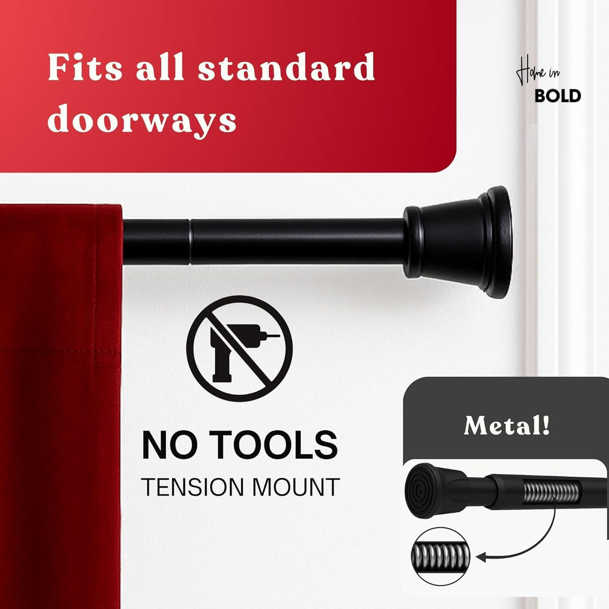 ScarletVeil Portable Glory Hole Kit for Doorways with Mask and Case