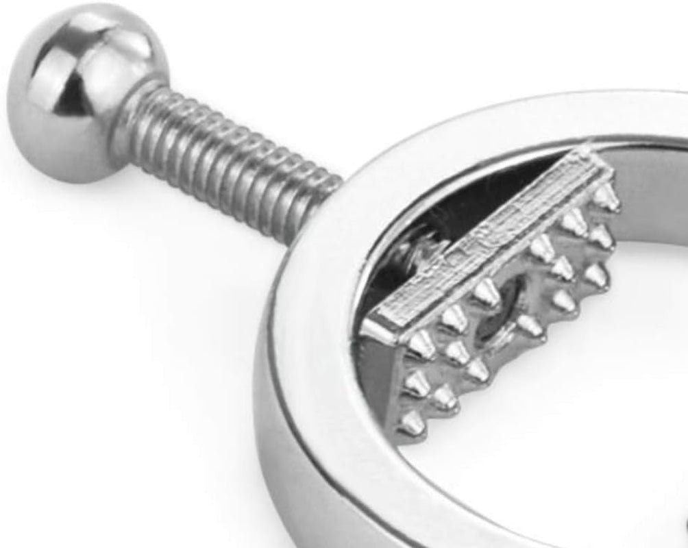 SteelBloom Adjustable Stainless Steel BDSM Nipple Clamps