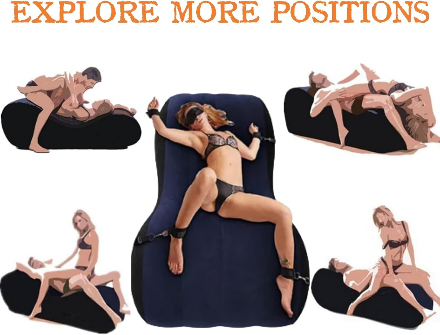CurveRush Inflatable Sex Sofa Lounger