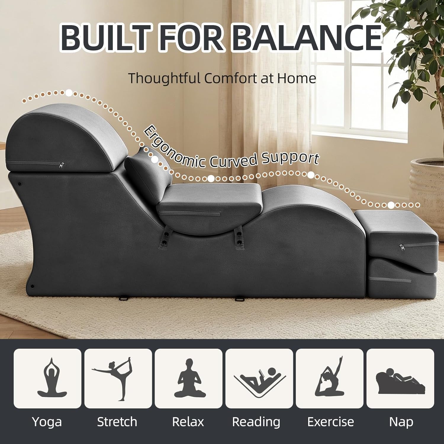 SmokeScreen Sleek 2-in-1 Sex Chaise Lounge
