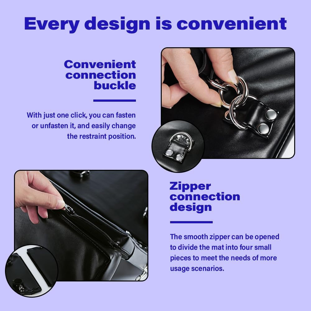 NocturneVice BDSM Bondage Platform | PU Leather Restraint System