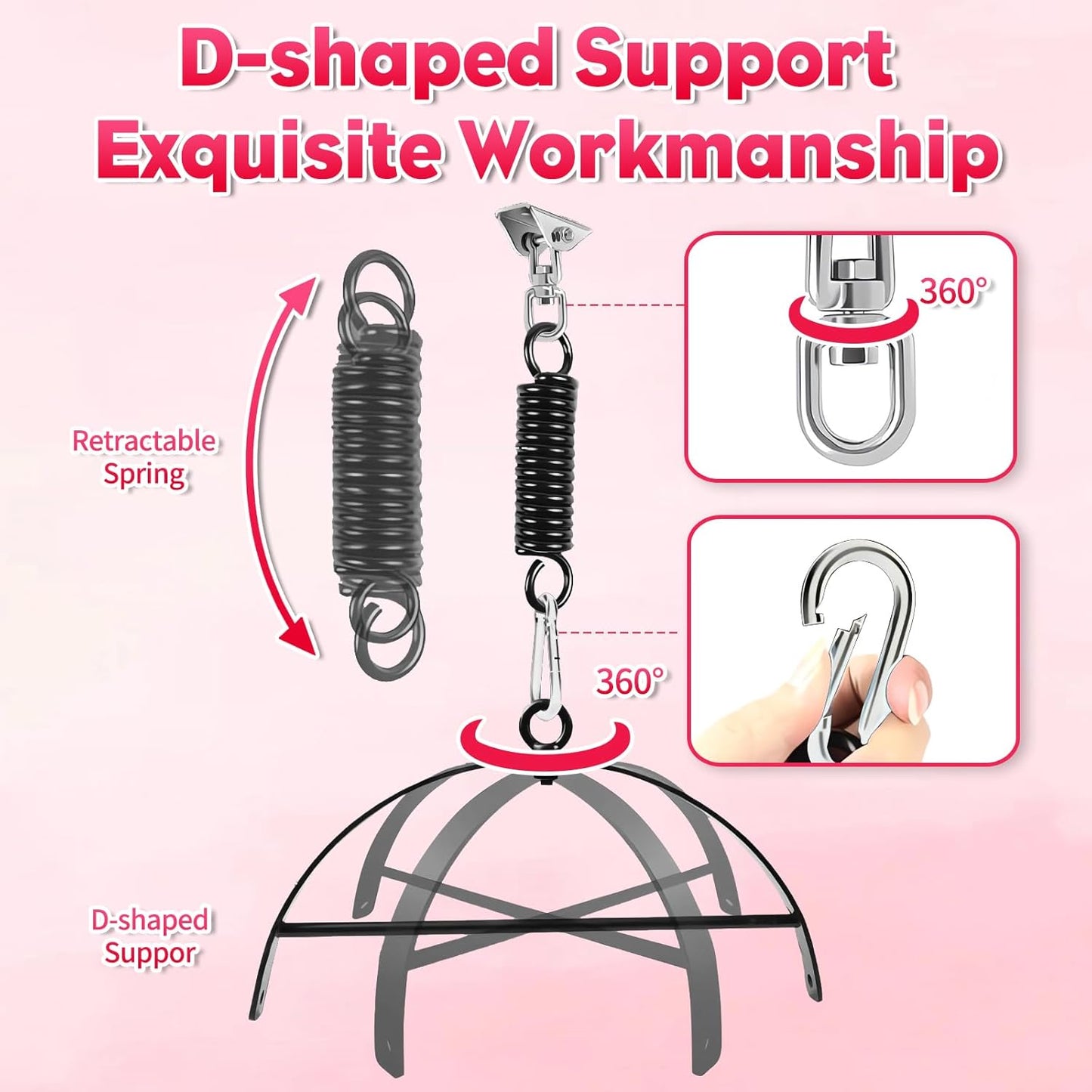 OrbitRush 360° Sex Swing for Door & Ceiling