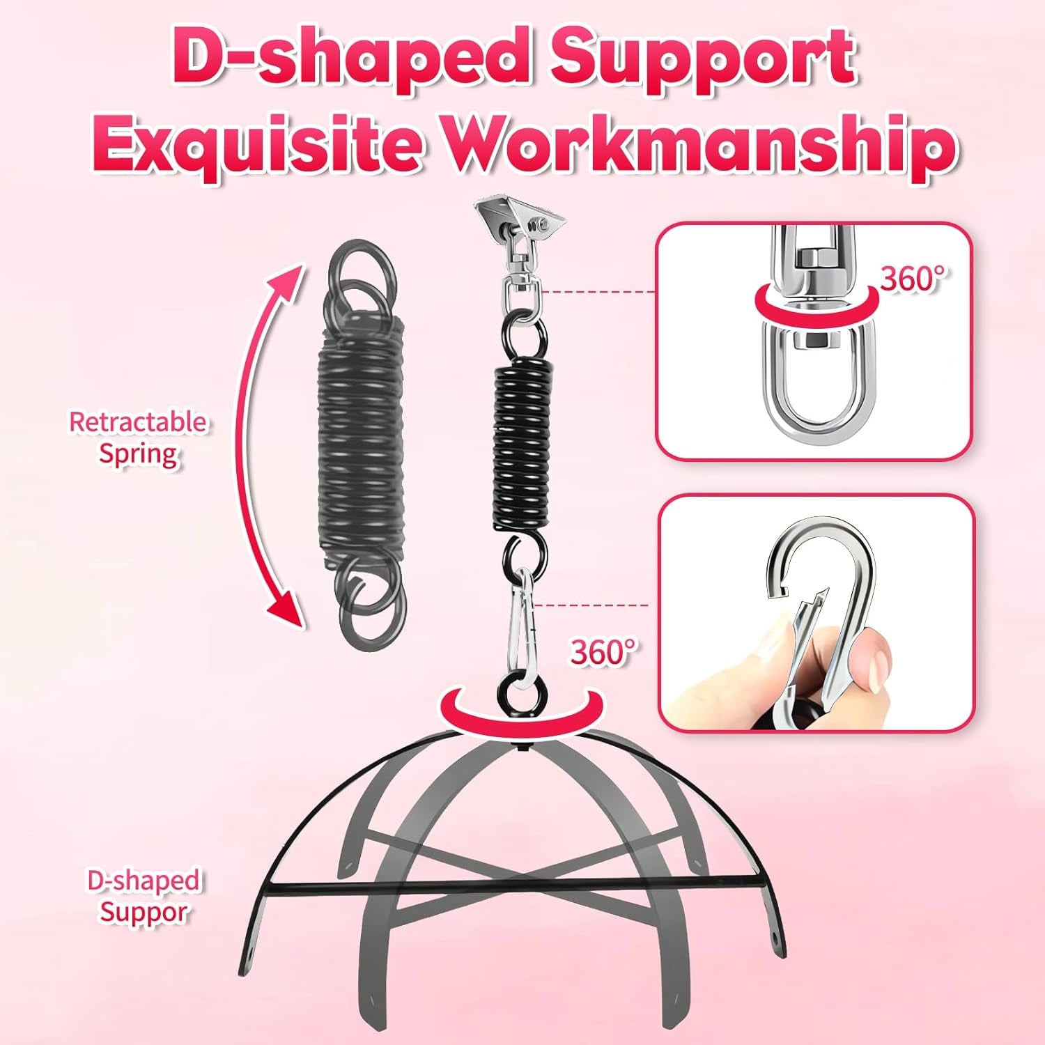 OrbitRush 360° Sex Swing for Door & Ceiling