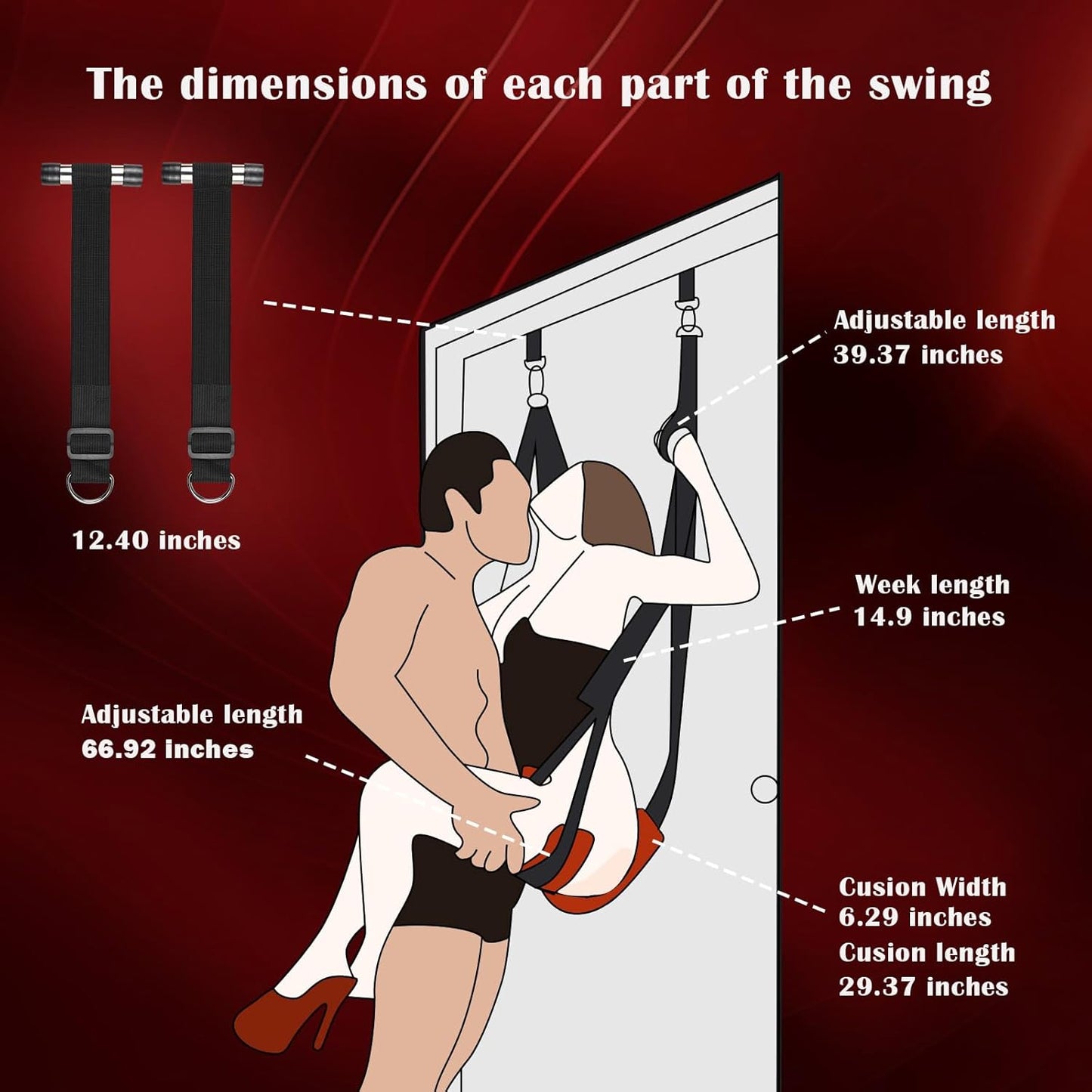 GravityMuse 360° Ceiling & Door Sex Swing