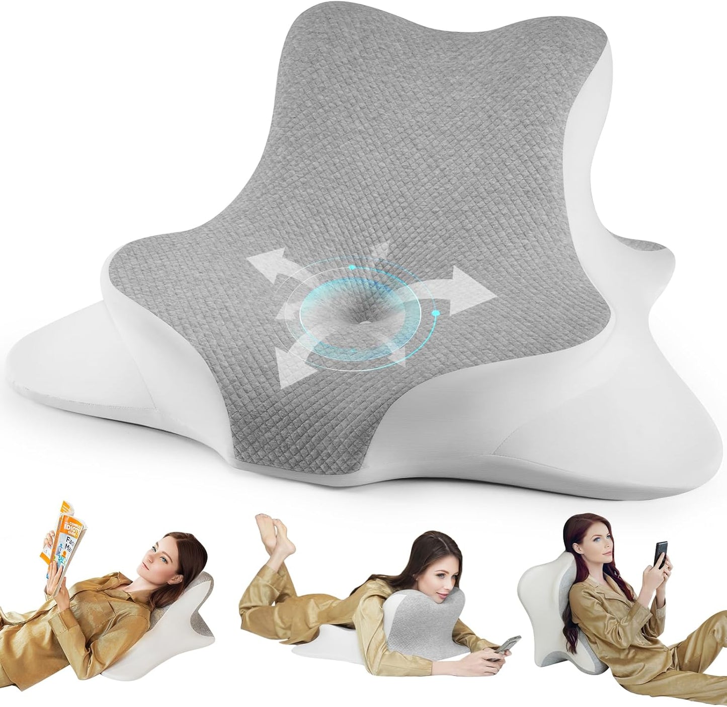 SilkLift Sex Position Memory Foam Wedge Pillow
