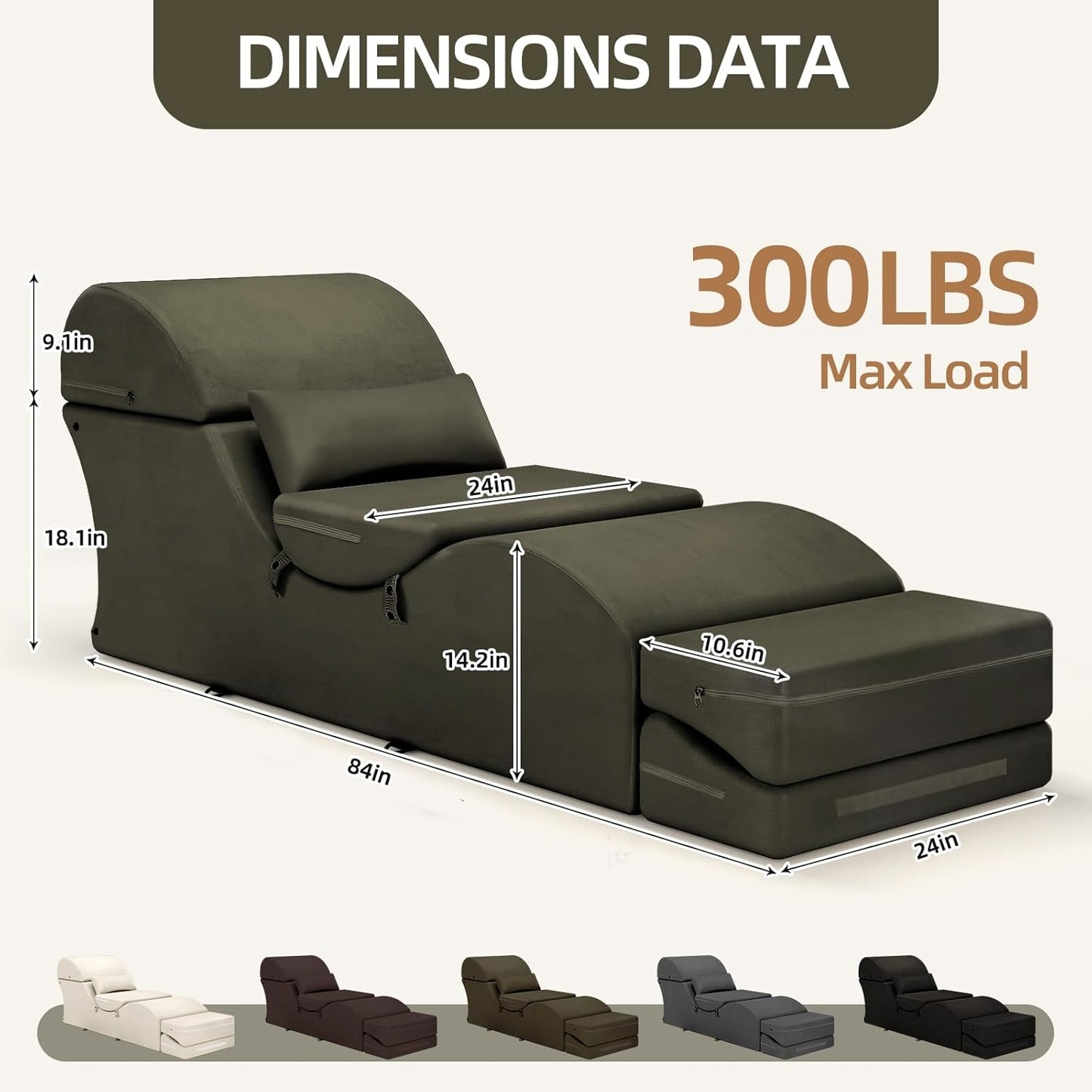 EnvyForm Plush 2-in-1 Sex Chaise Lounge