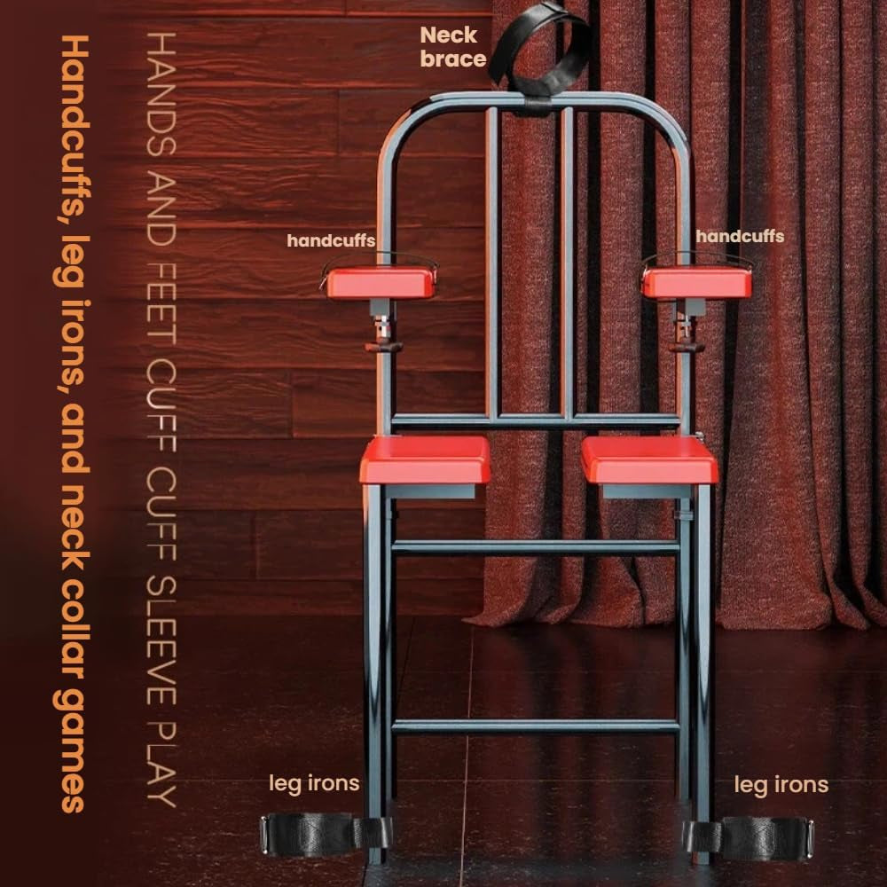 ScarletControl Padded BDSM Sex Chair with Restraints