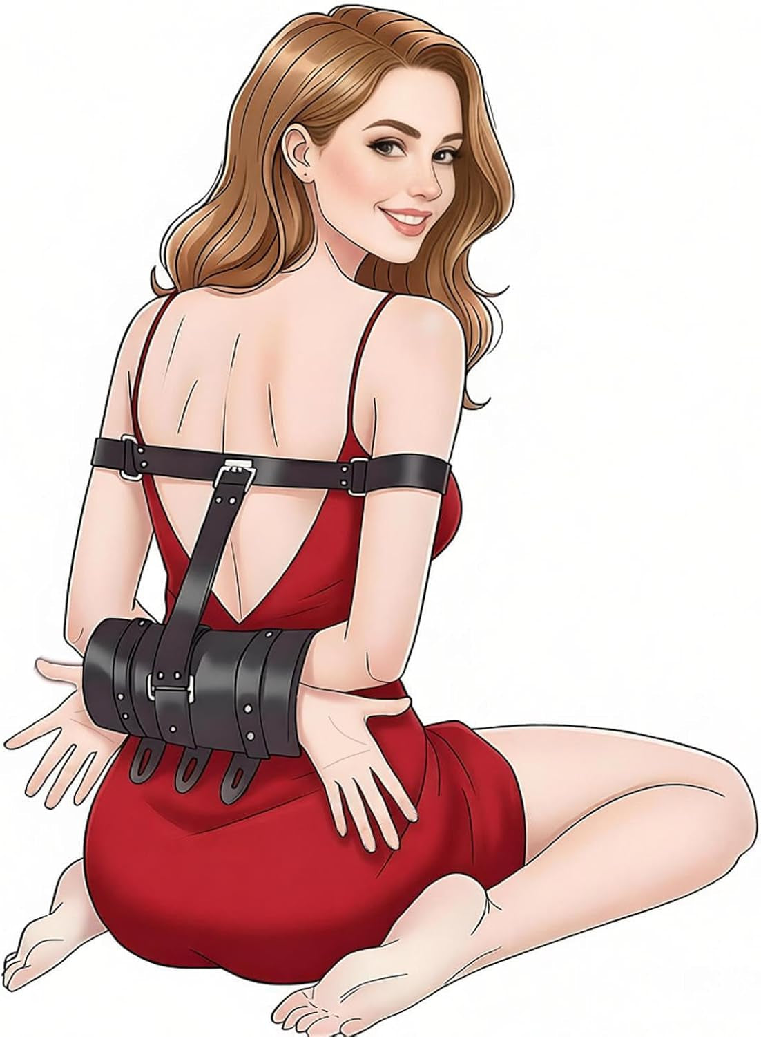ArmBind Adjustable BDSM Behind-the-Back Restraint