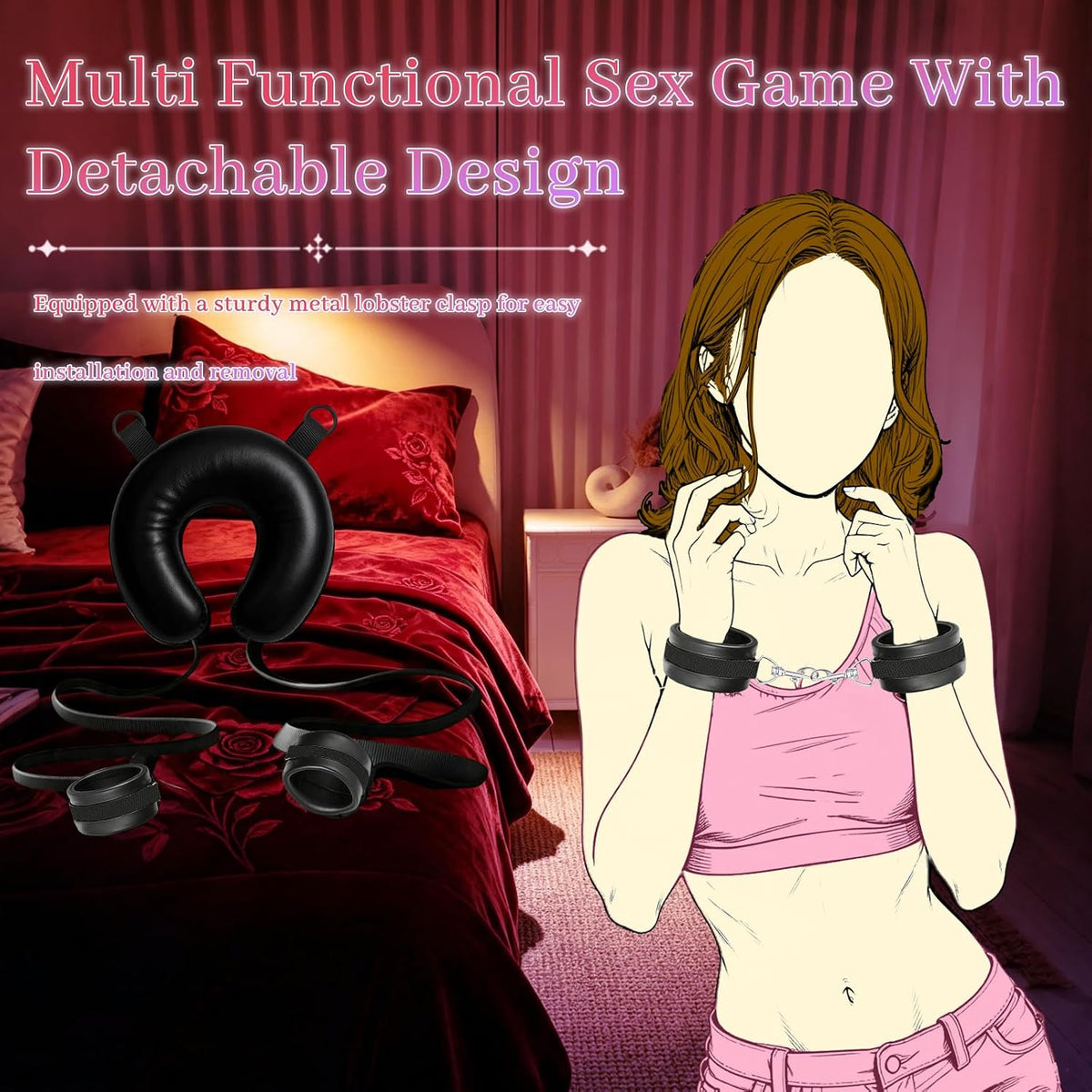 SpreadSuite Bondage Sling Kit | Padded Sex Sling Set