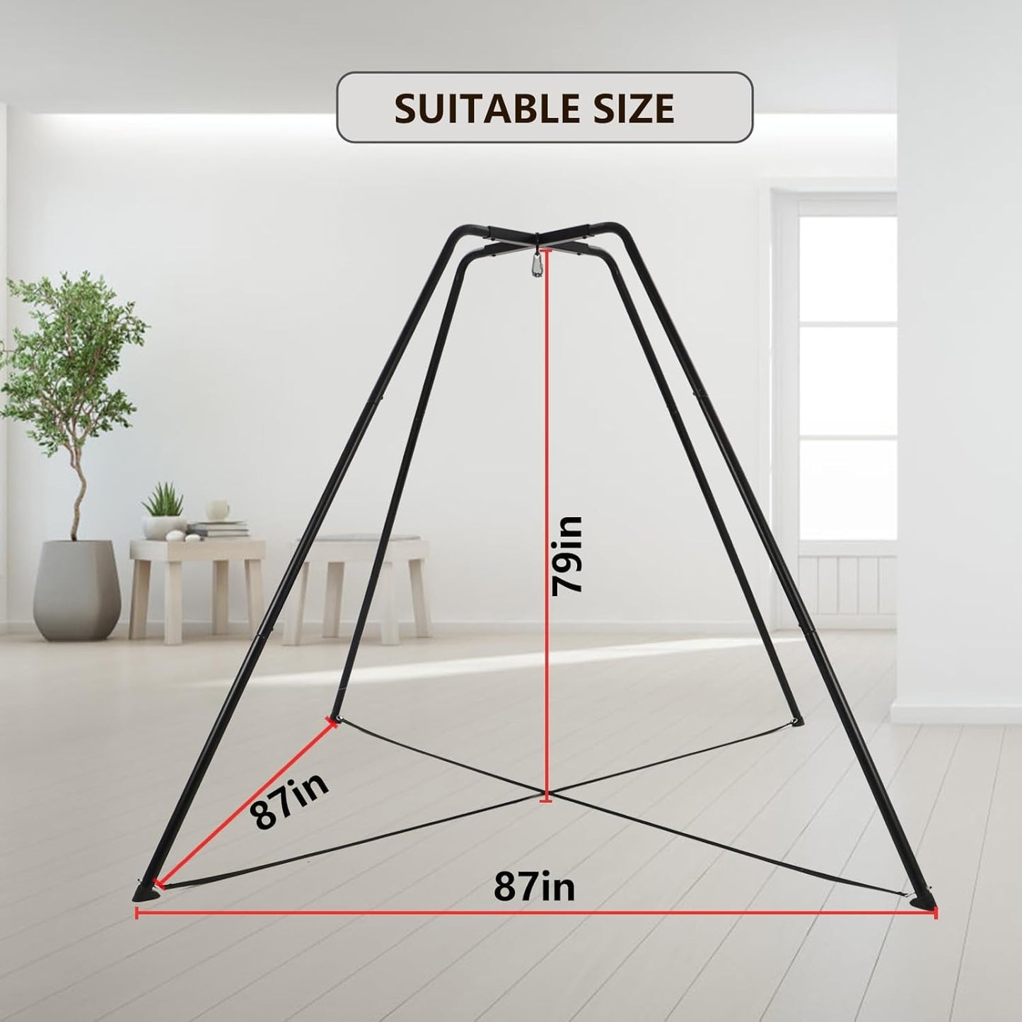 HotRevolver Sex Swing Stand | 330 lb Rotating Steel Frame