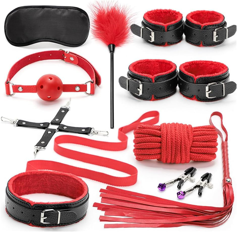 FullSeduction 31-Pc BDSM Kit – Restraints & Much More!