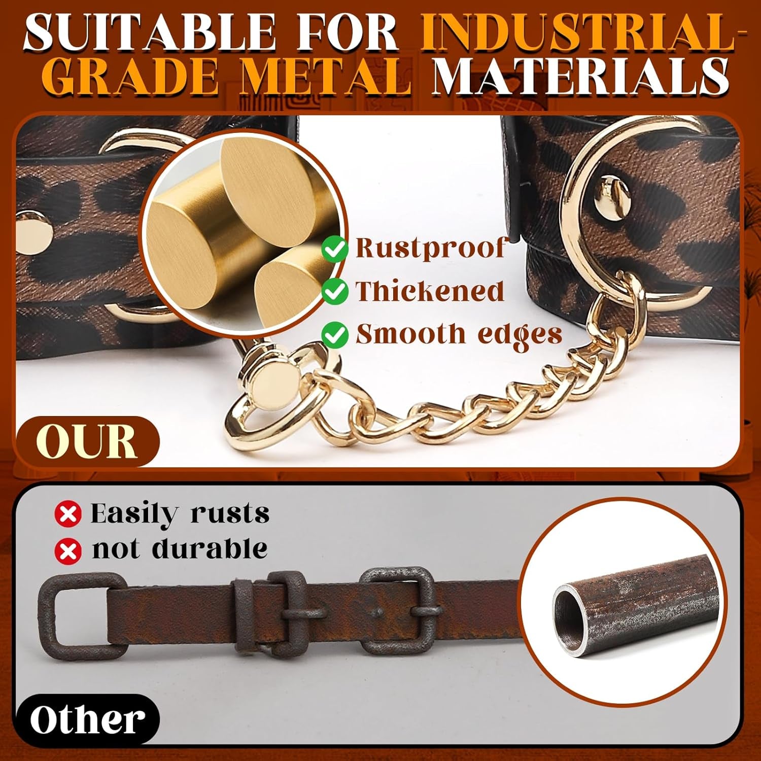 LeopardLust 7-Piece BDSM Bondage Kit