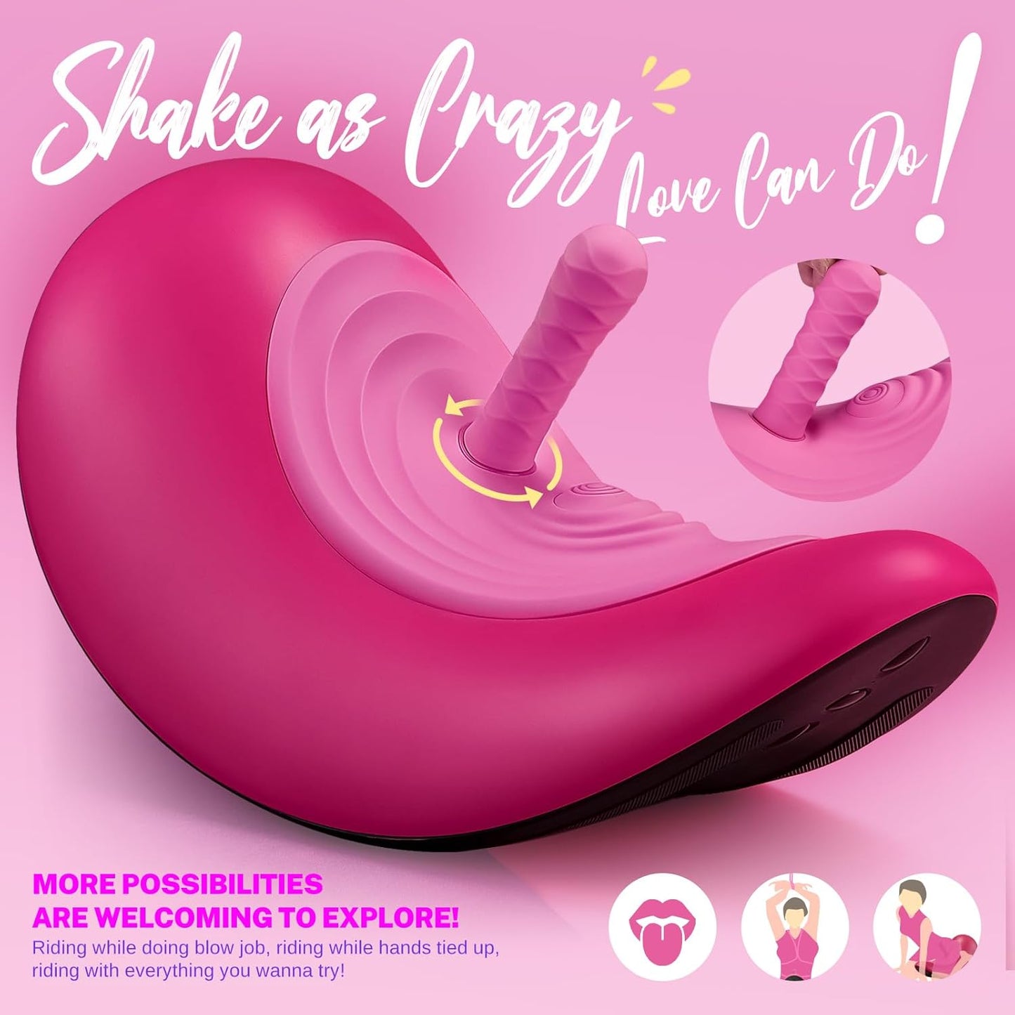 SaddleMuse Remote Control Sex Riding Mount