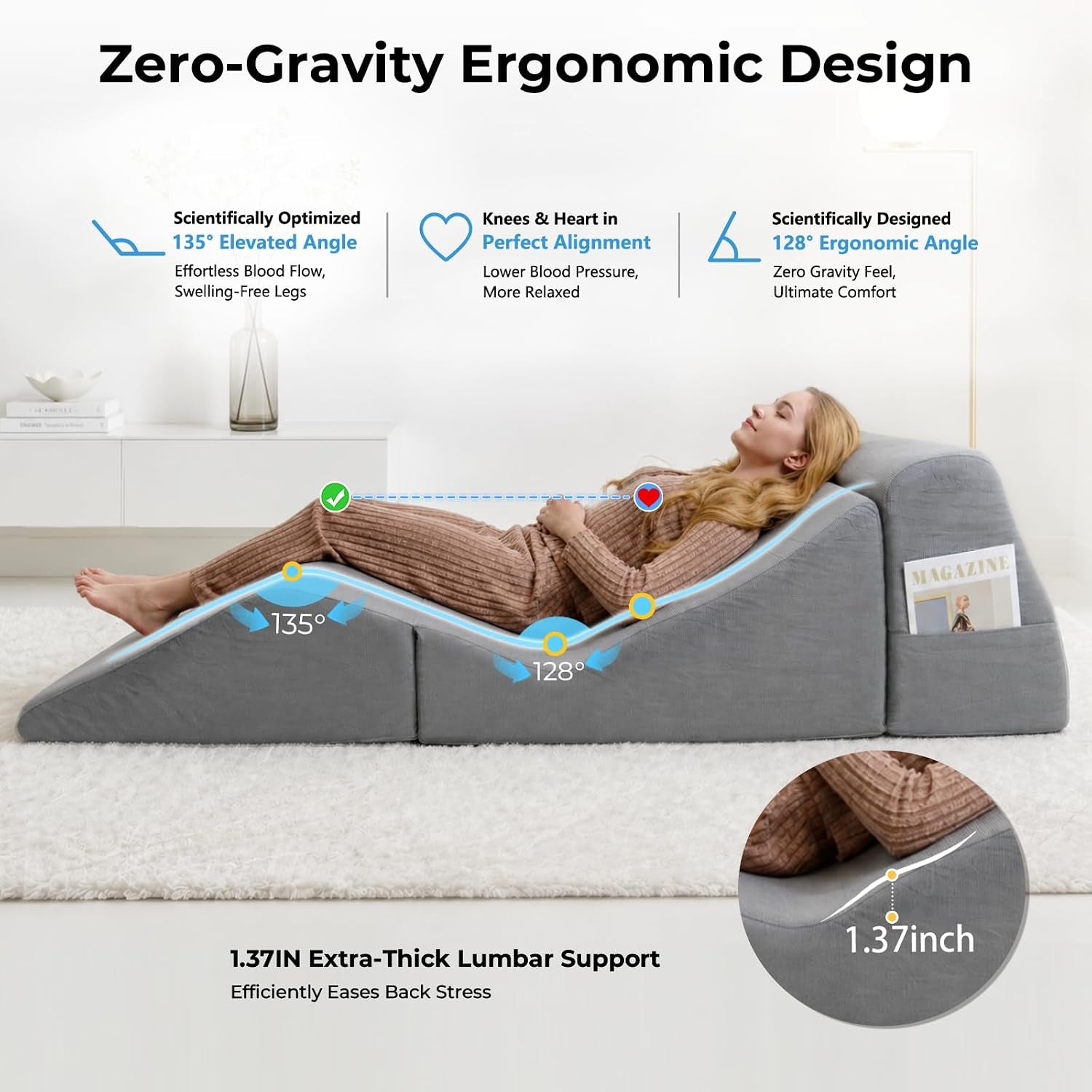ZeroGravity 3-in-1 Convertible Sex Chaise Lounge
