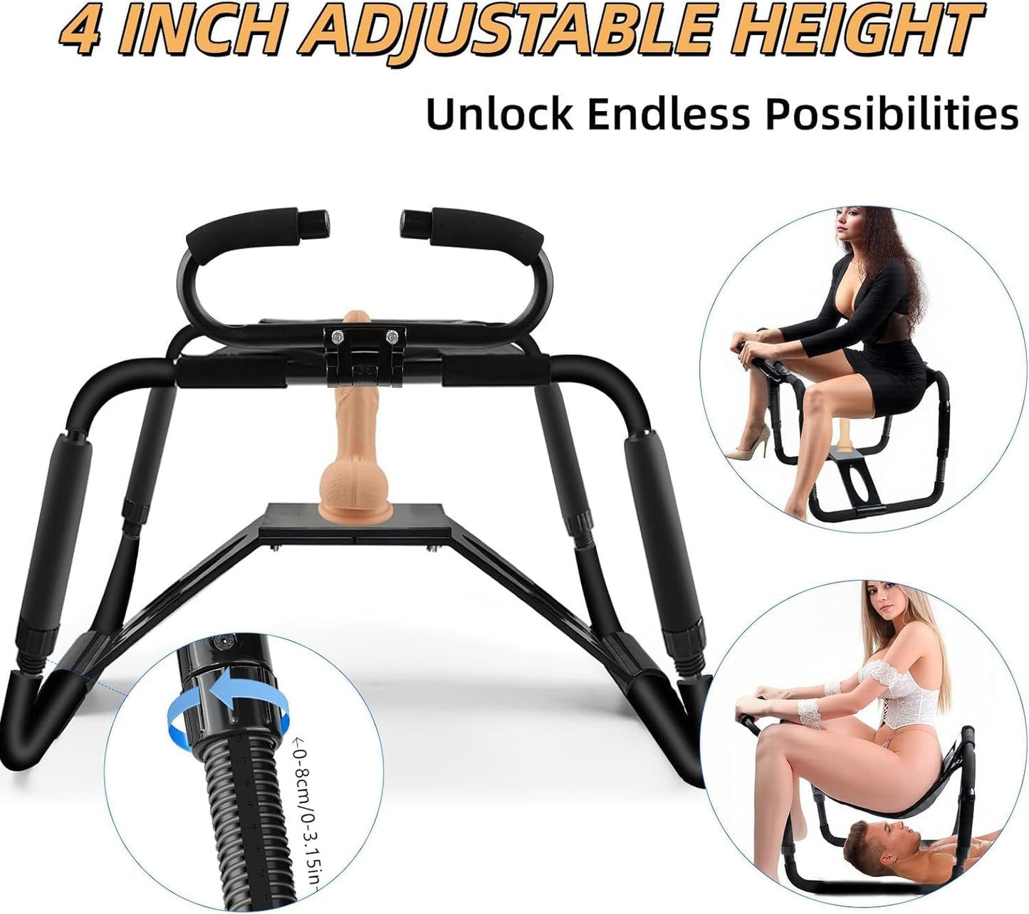 NightApex Sex Chair | Adjustable Bounce Bench