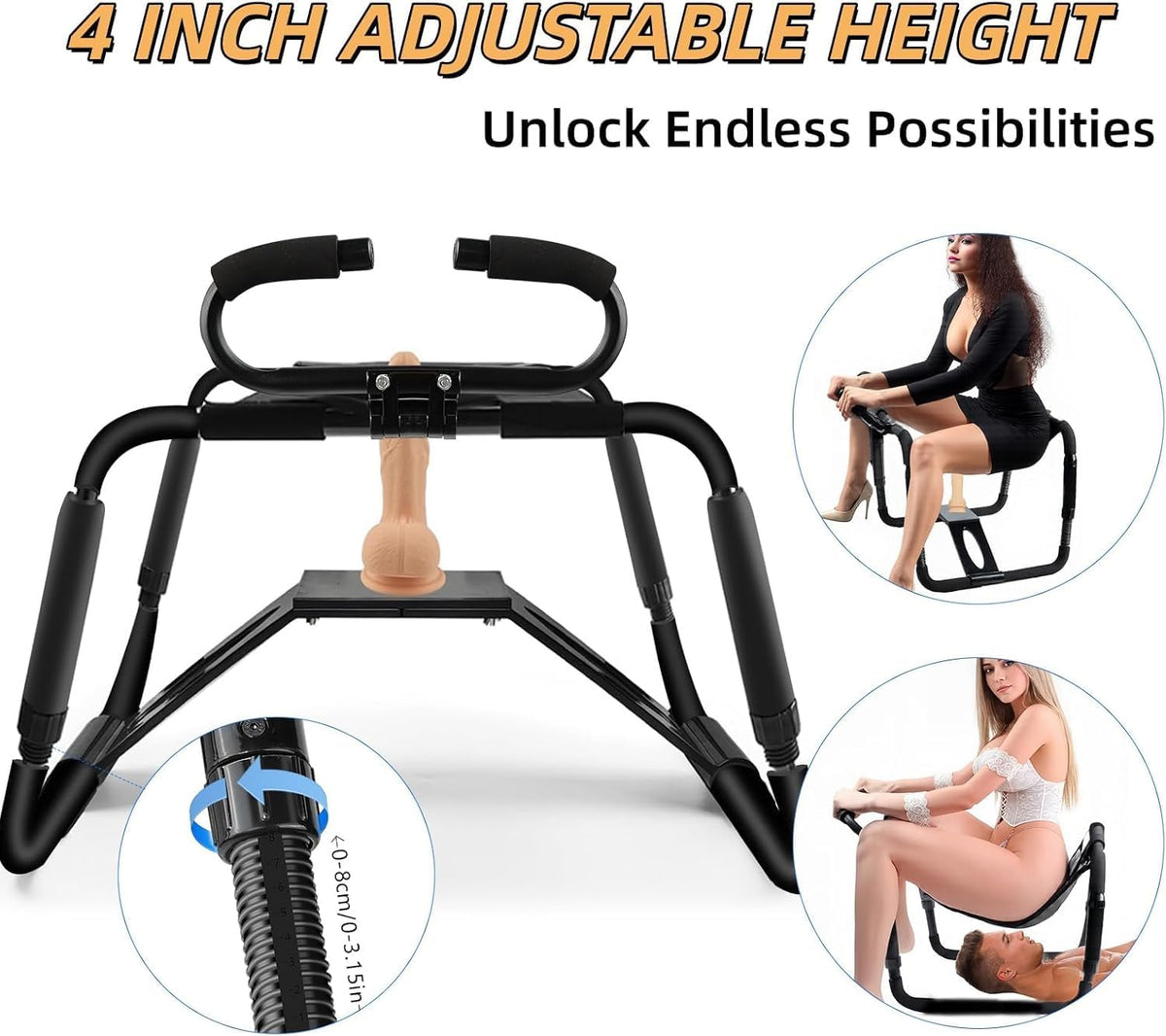 NightApex Sex Chair | Adjustable Bounce Bench