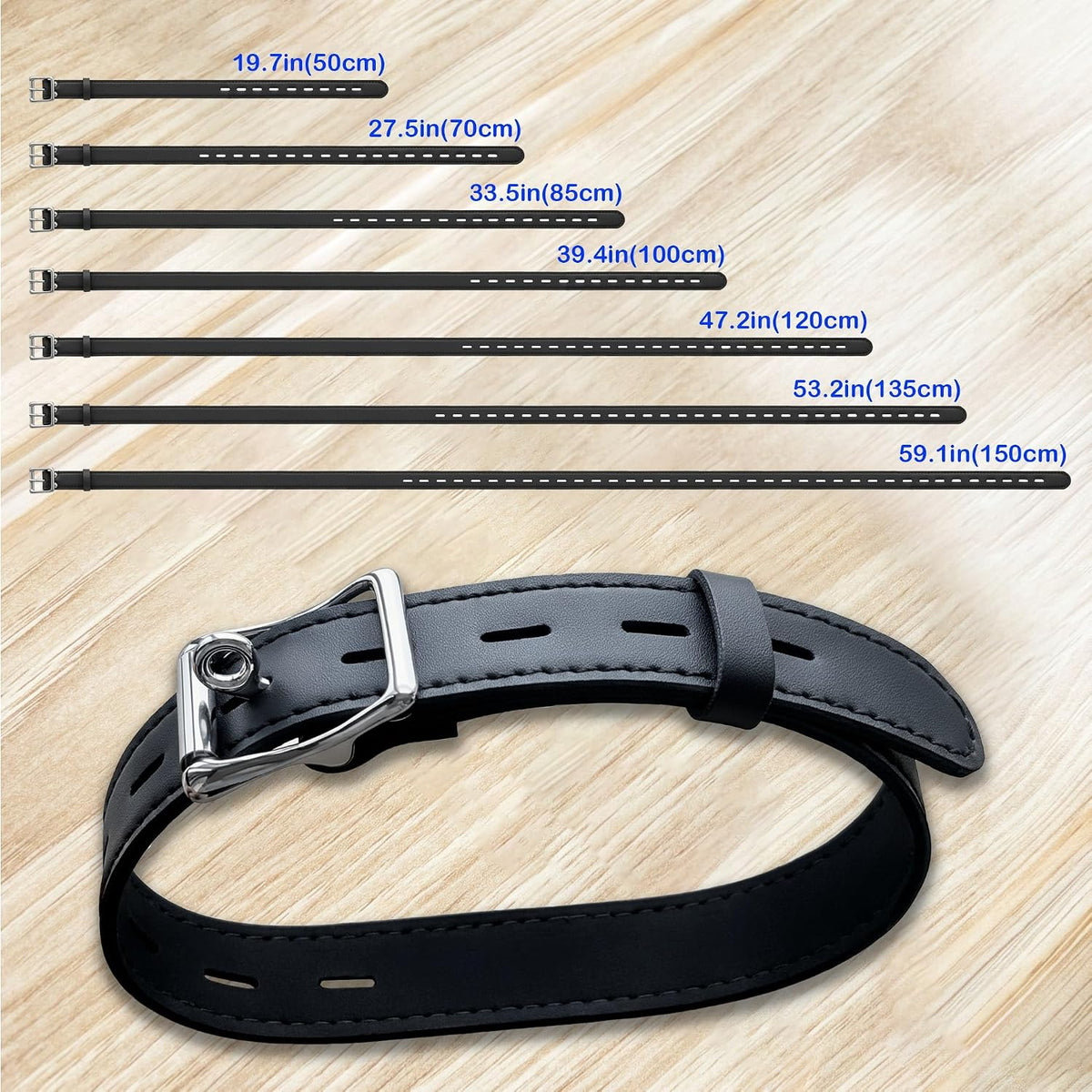 ShadowLine 7-Piece Premium PU Leather Bondage Straps