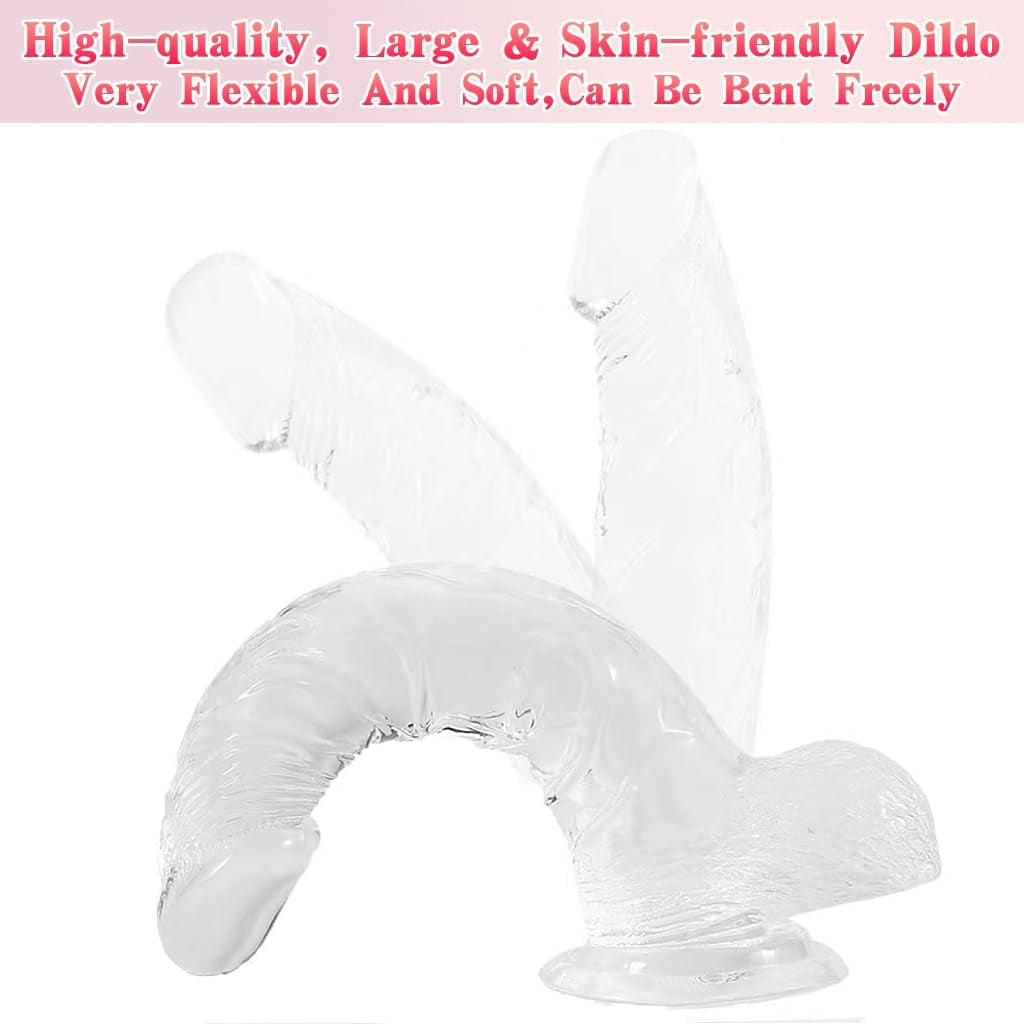 NightThrall 8.3in Strap On Dildo & Harness Set