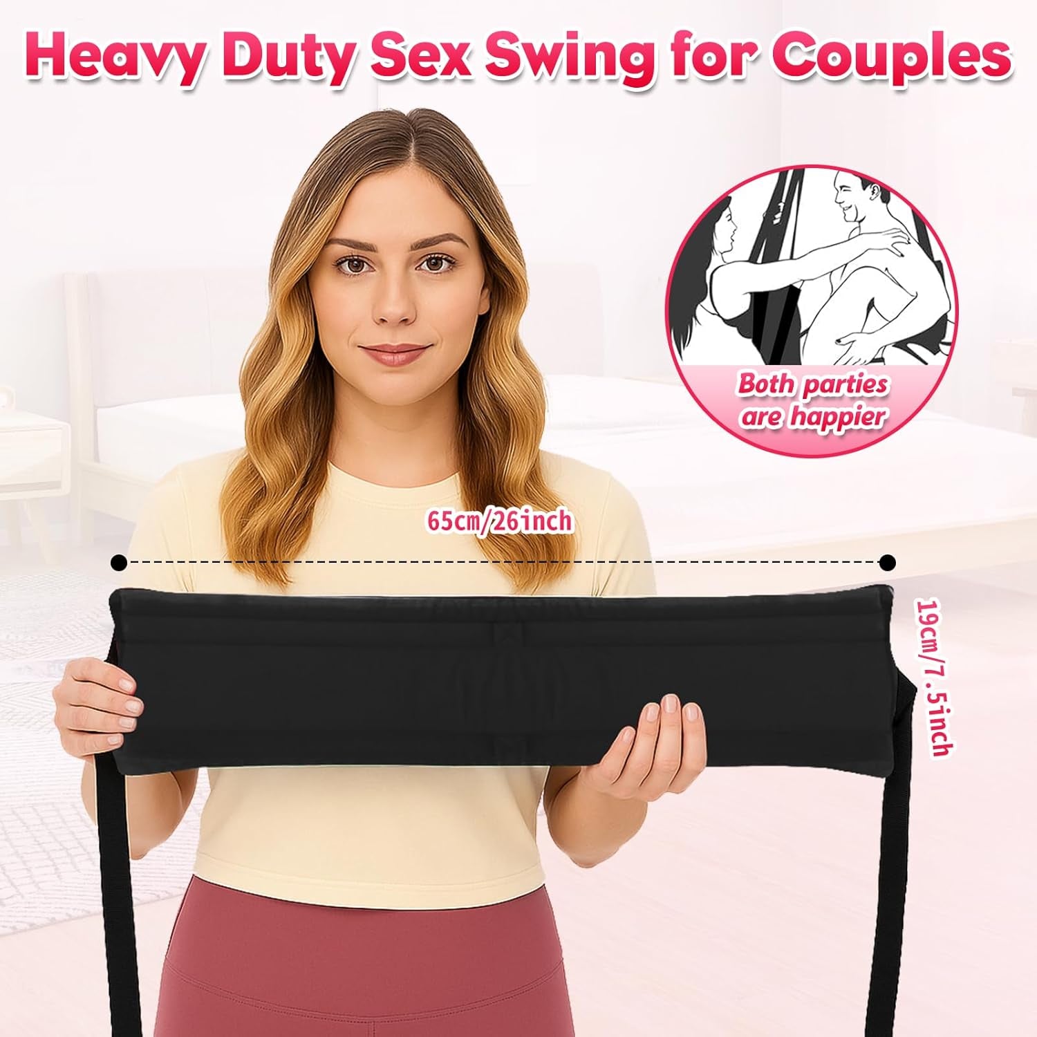 OrbitRush 360° Sex Swing for Door & Ceiling